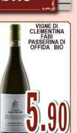 Sacoph Vigne Di Clementina Fabi Passerina Di Offida Bio offerta