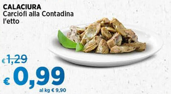 Coop CALACIURA Carciofi alla Contadina l'etto offerta