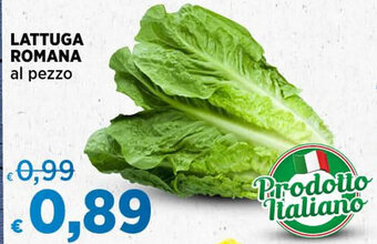 Coop LATTUGA ROMANA al pezzo offerta