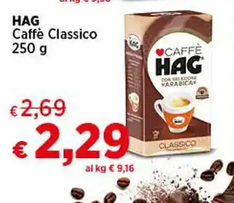Coop HAG Caffè Classico 250 g offerta