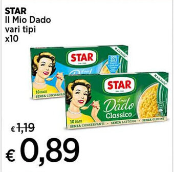 Coop STAR Il Mio Dado vari tipi x10 offerta