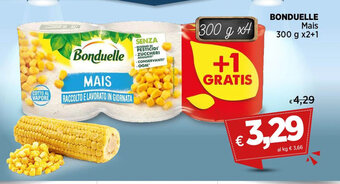 Coop BONDUELLE Mais 300 g x 2+1 offerta
