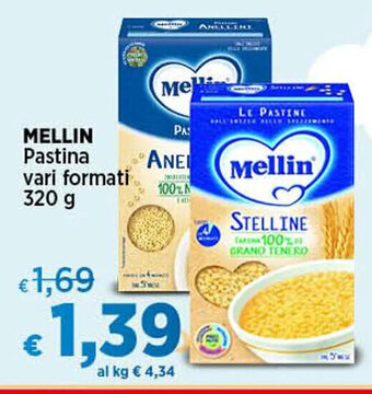 Coop MELLIN Pastina vari formati 320 g offerta