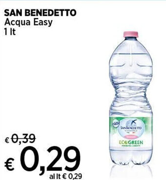 Coop SAN BENEDETTO Acqua Easy 1 Lt offerta