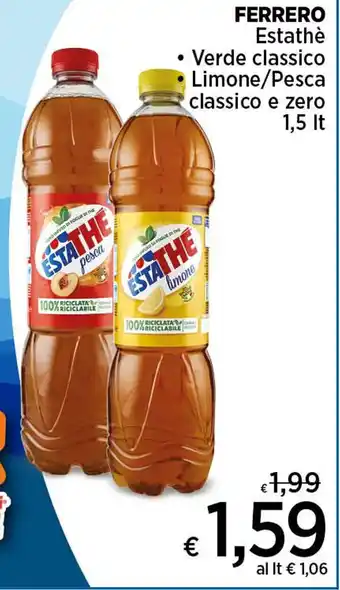 Coop FERRERO Estathè 1,5 Lt. offerta