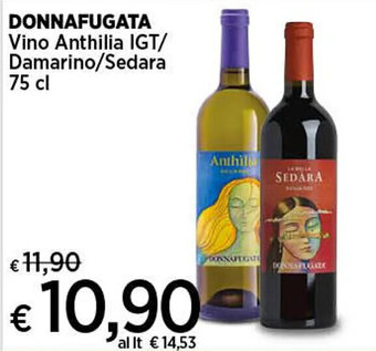 Coop DONNAFUGATA Vino Anthilia IGT/ Damarino/Sedara 75 cl offerta