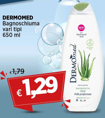 DERMOMED Bagnoschiuma vari tipi 650 ml