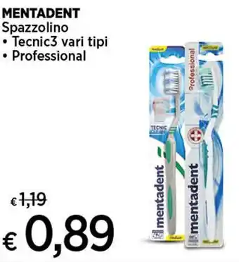 Coop MENTADENT Spazzolino • Professional offerta