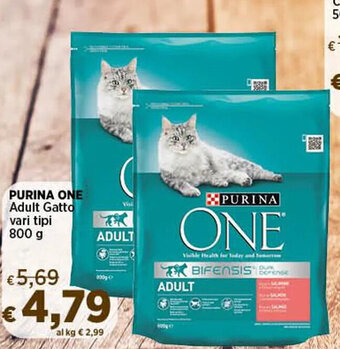 Coop PURINA ONE Adult Gatto vari tipi 800 g offerta