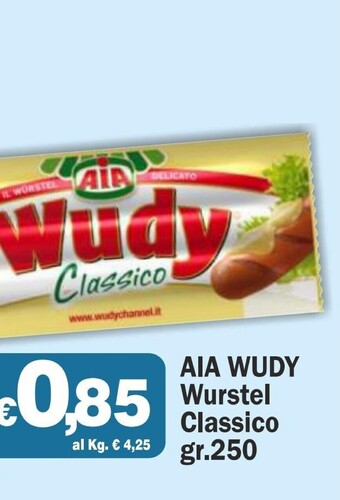 Aia wudy wurstel classico