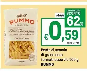 Iper La Grande Rummo pasta di semola di grano duro formati assortiti offerta