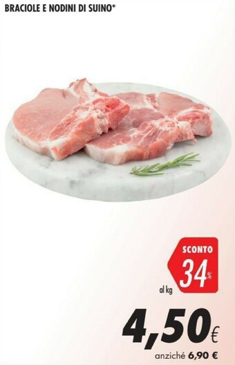 Coop Braciole E Nodini Di Suino offerta
