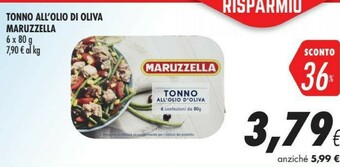 Coop Maruzzella Tonno All'Olio Di Oliva 80 G(ml) offerta
