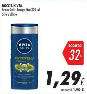 Coop Nivea Creme Soft Doccia Gel Donne Corpo 250 Ml offerta