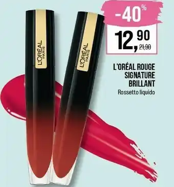 Caddy's L'Oreal L'oréal Rouge Signature Brillant Rossetto Liquido offerta