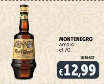 Deco Maxistore MONTENEGRO amaro cl 70 offerta
