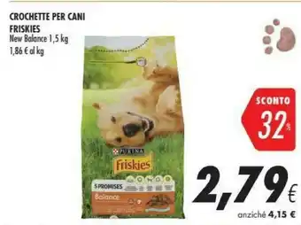 Coop Purina Friskies Crochette Per Cani New Balance offerta