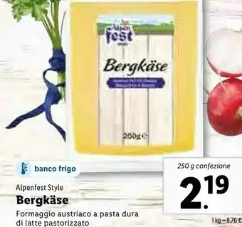 Lidl Alpen fest Style Bergkàse offerta