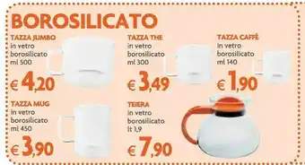 Galassia Tazza Caffè Tazza In Vetro Borosilicato offerta