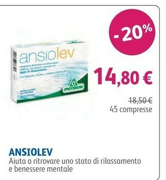 Ansiolev 45 Compresse