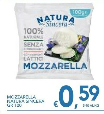 Vivo Supermercati Natura sincera Mozzarella offerta