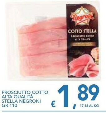 Vivo Supermercati Negroni Prosciutto cotto offerta