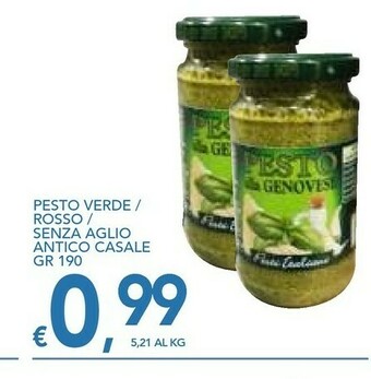 Vivo Supermercati Antico casale Pesto offerta