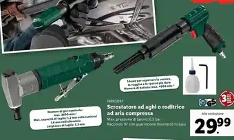 Lidl Parkside scrostatore ad aghia o roditrice ad aria compressa offerta