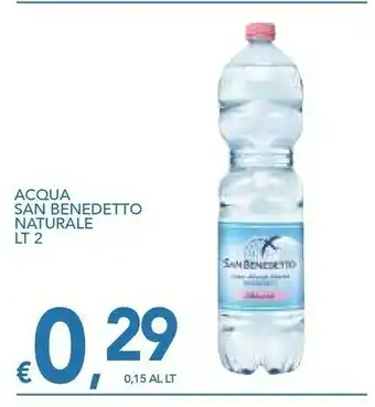 Vivo Supermercati San Benedetto Acqua offerta