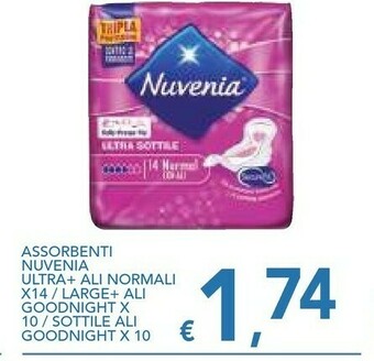 Vivo Supermercati Nuvenia Assorbenti offerta