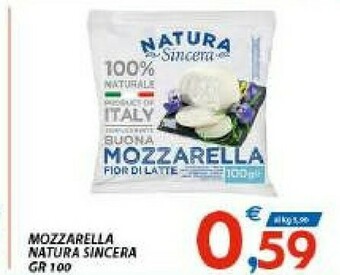 Vivo Supermercati Natura sincera Mozzarella offerta