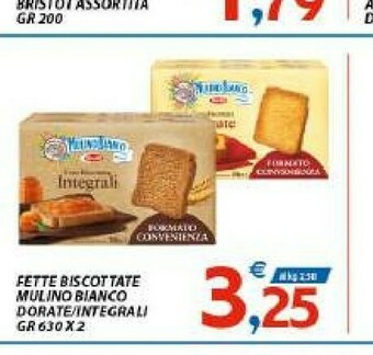 Vivo Supermercati Mulino Bianco Fette biscottate offerta