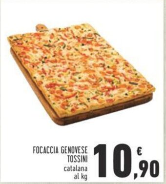 Conad FOCACCIA GENOVESE TOSSINI catalana al kg offerta