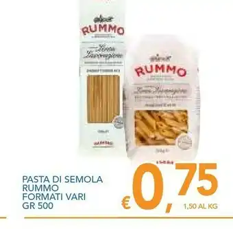 Vivo Supermercati Rummo Pasta di semola offerta