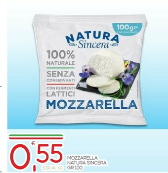 Vivo Supermercati Natura sincera Mozzarella offerta