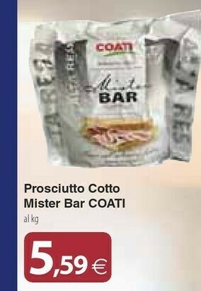 Docks Cash&Carry Coati Prosciutto cotto offerta