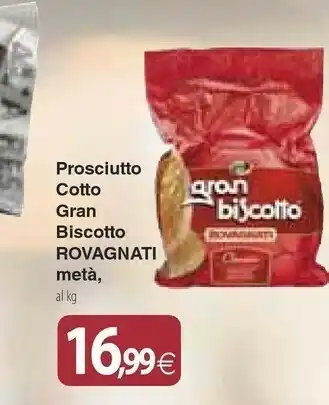 Docks Cash&Carry Rovagnati Prosciutto cotto offerta