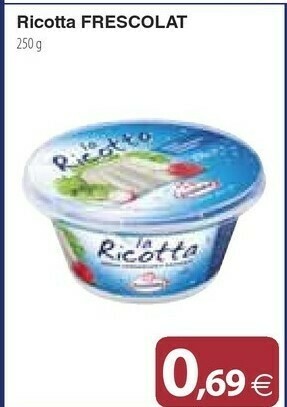 Docks Cash&Carry Frescolat Ricotta offerta