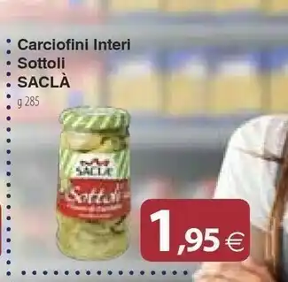 Docks Cash&Carry Saclà Carciofini sott'olio offerta