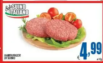 DEM Hamburger Di Suino offerta