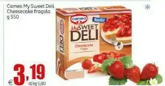 Elite Cameo My Sweet Deli Cheesecake Fragola offerta