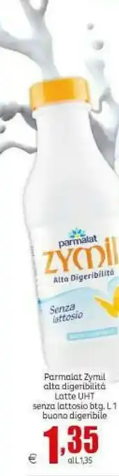 Elite Parmalat Zymil Latte Parzialmente Scremato Alta Digeribilità Senza Lattosio 1000 G(ml) offerta