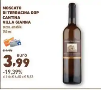 Conad MOSCATO DI TERRACINA DOP CANTINA 750 ml offerta