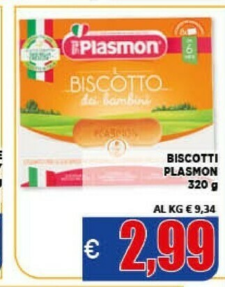 Vivo Supermercati Plasmon Biscotti offerta
