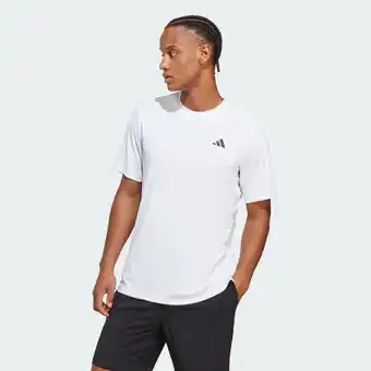 Decathlon T-shirt tennis uomo adidas club bianca offerta