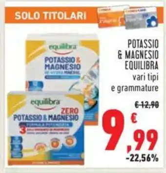 Conad POTASSIO & MAGNESIO equilibra vari tipi offerta