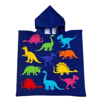 Poncho in microfibra dino