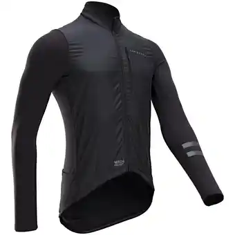 Maglia maniche lunghe ciclismo uomo rc 500 shield bordeaux