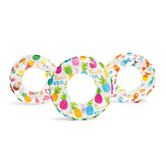 Decathlon Intex 59241np - salvagente fantasia, colori assortiti, 61 cm offerta