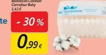 Carrefour Market Carrefour Bastoncini Cotonati Baby offerta